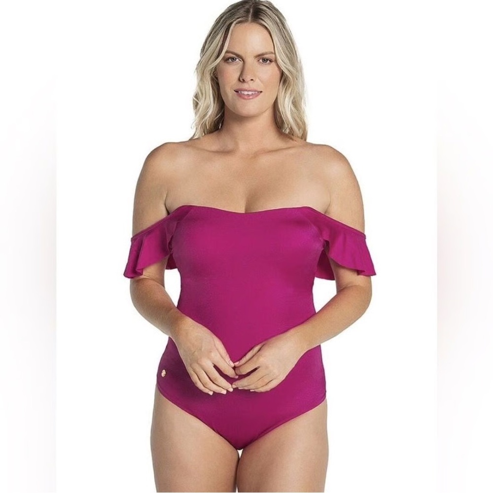 Victoria's Secret Pink Ruffle One Piece Swimsuit